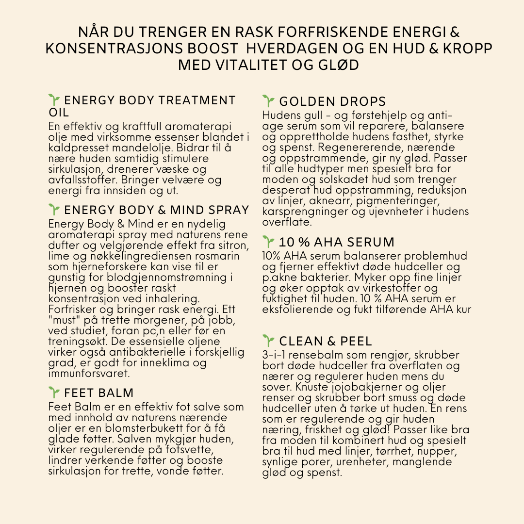 FEELGOOD SUPER KIT FOR GLØD & ENERGI til hud, kropp & sinn