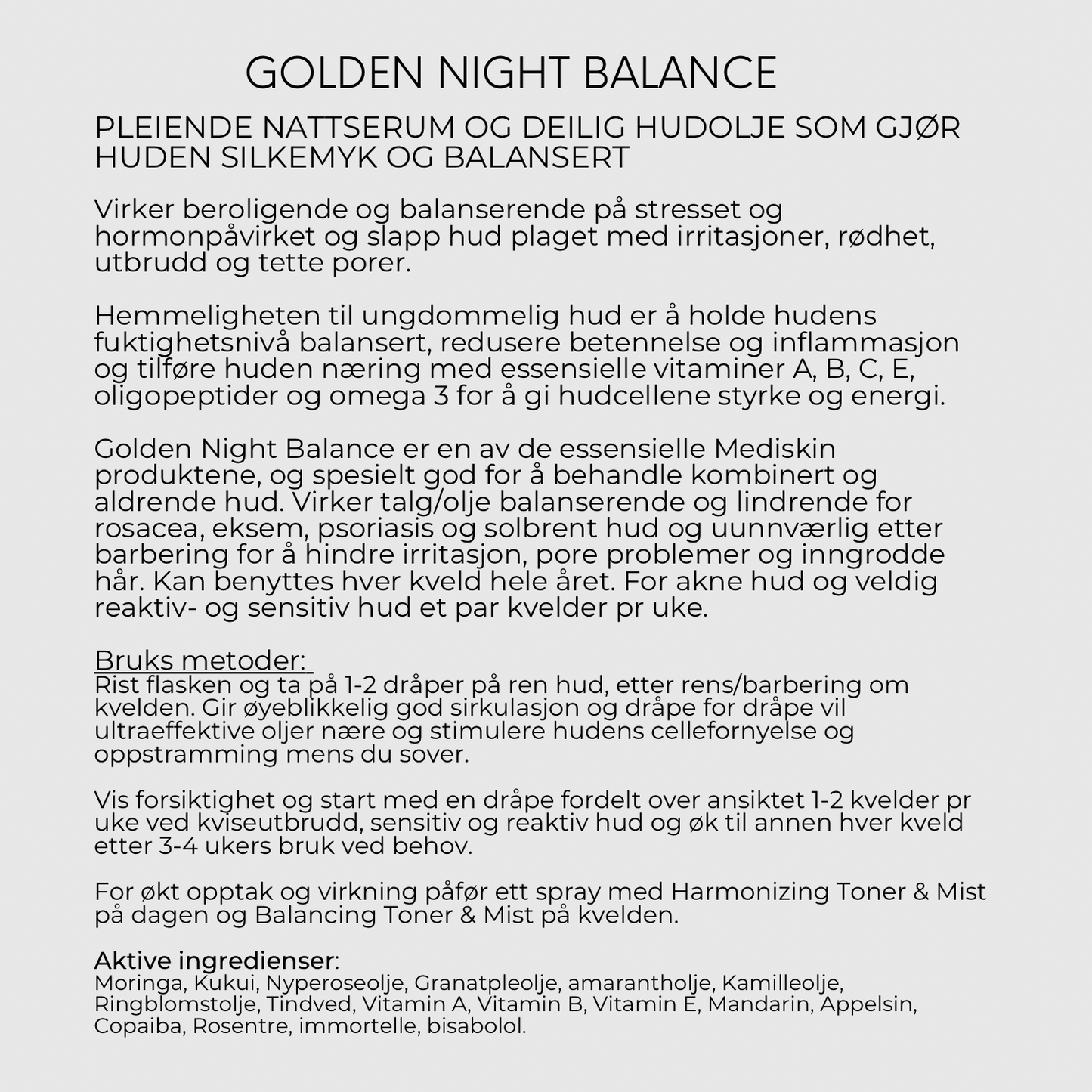Golden Night Balance