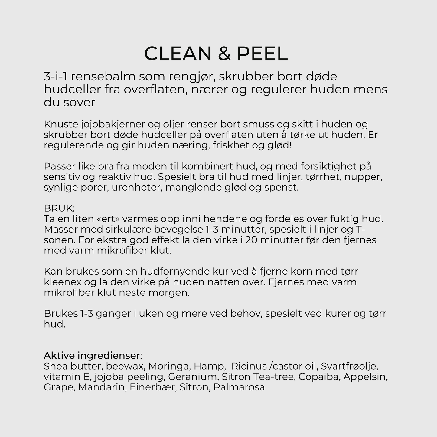 VINTER KIT FOR HUD, KROPP OG SINN