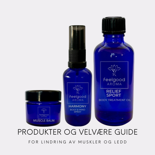 Muskel & ledd support med aromaterapi og velvære guide